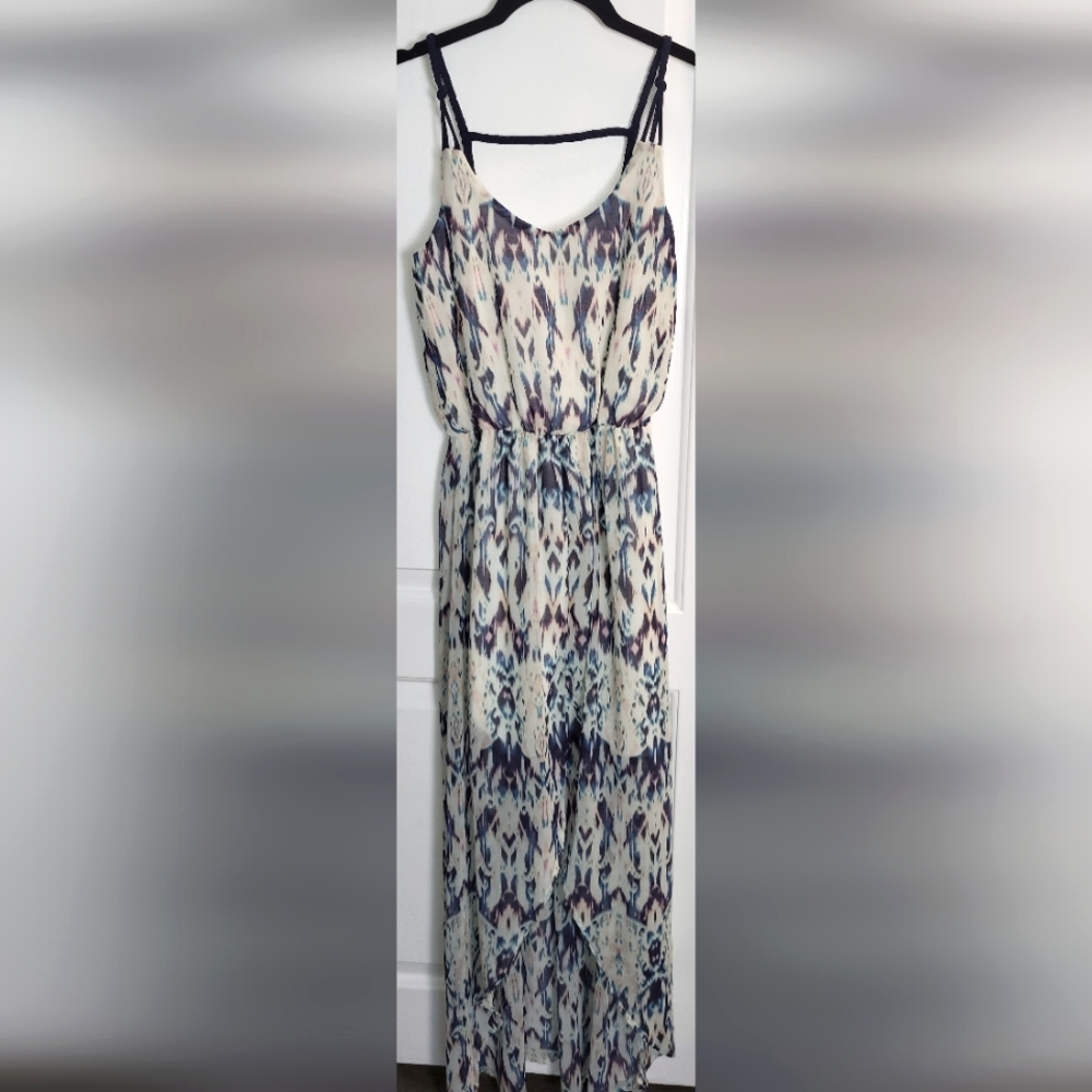 Xhilaration XS Tie Dye High Low Dress